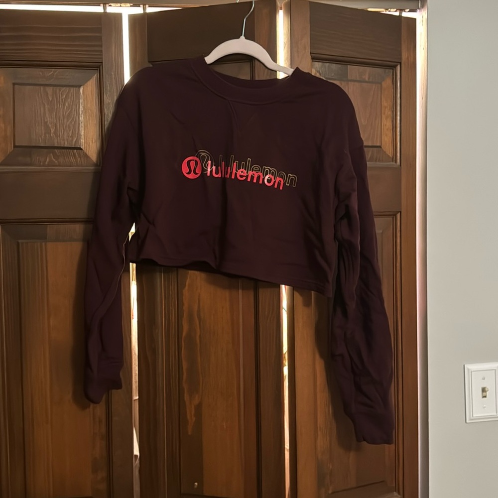 lululemon limited edition lunar new year all yours cropped sweatshirt